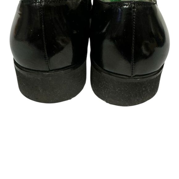 Salvatore Ferragamo Boutique Oxford Lace-up Black Patent Leather Shoes 6.5 - Picture 5 of 6